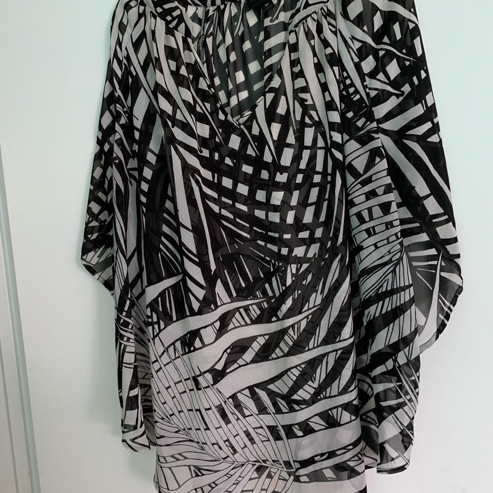 Sheer dress blouse